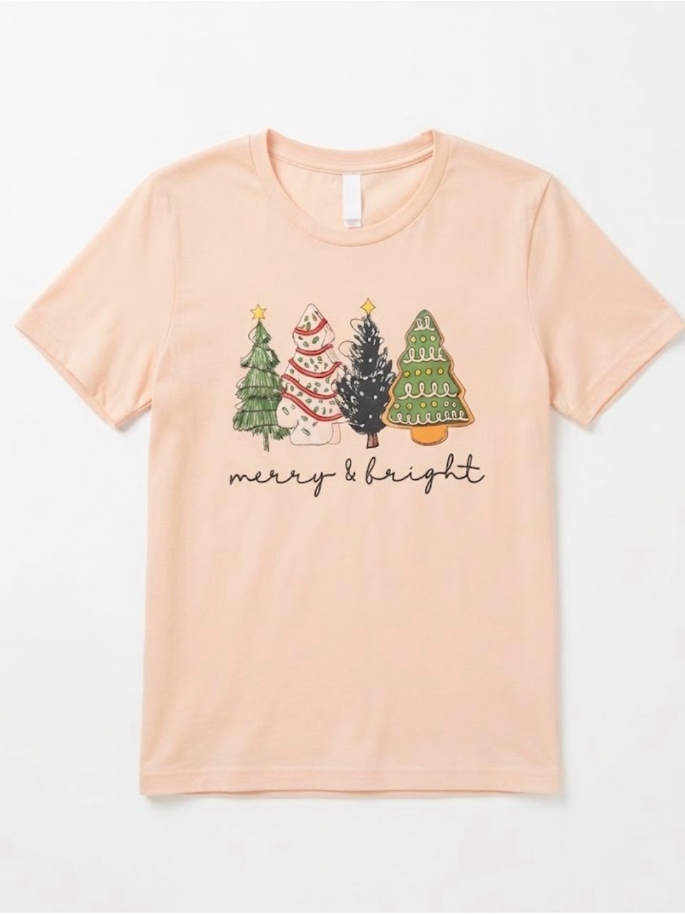 Merry & Bright Short Sleeve Holiday Tee